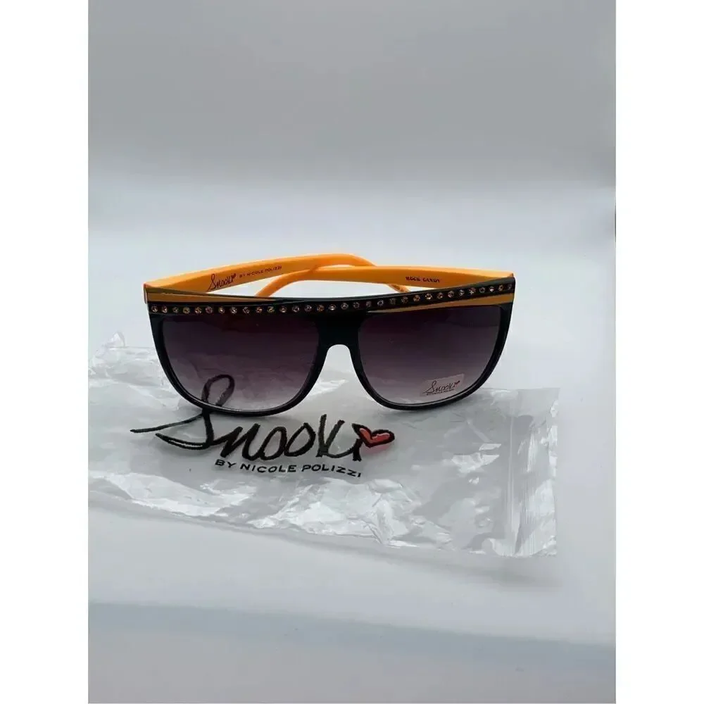 Snooki by Nicole Polizzi Womens 105-SNP-2 Rock Candy Sunglass Orange NWT
